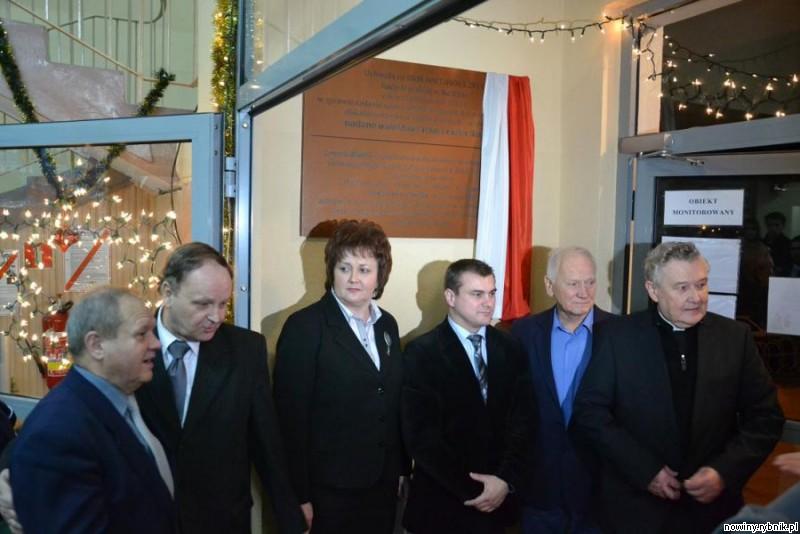 Leszek Blanik (w środku) gościł wczoraj w Radlinie. Jest jednym z najmłodszych patronów w Polsce  / Marek Gajda 