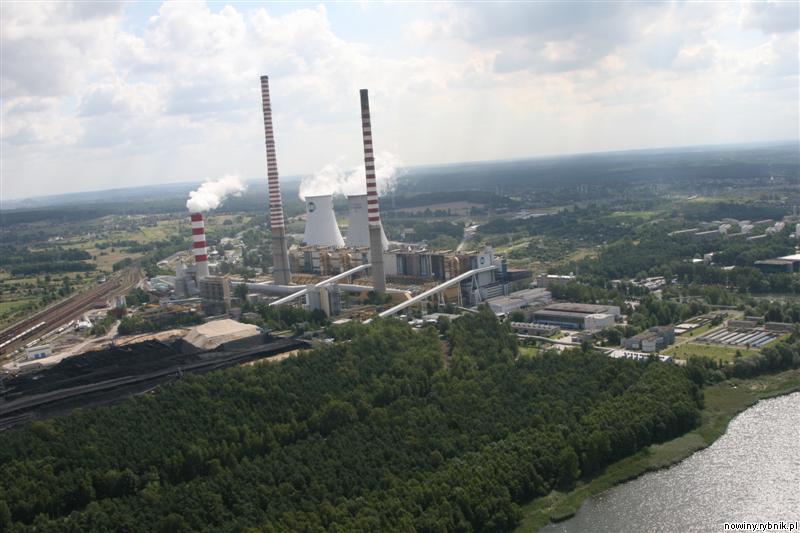Widok na elektrownię w Rybniku / Archiwum