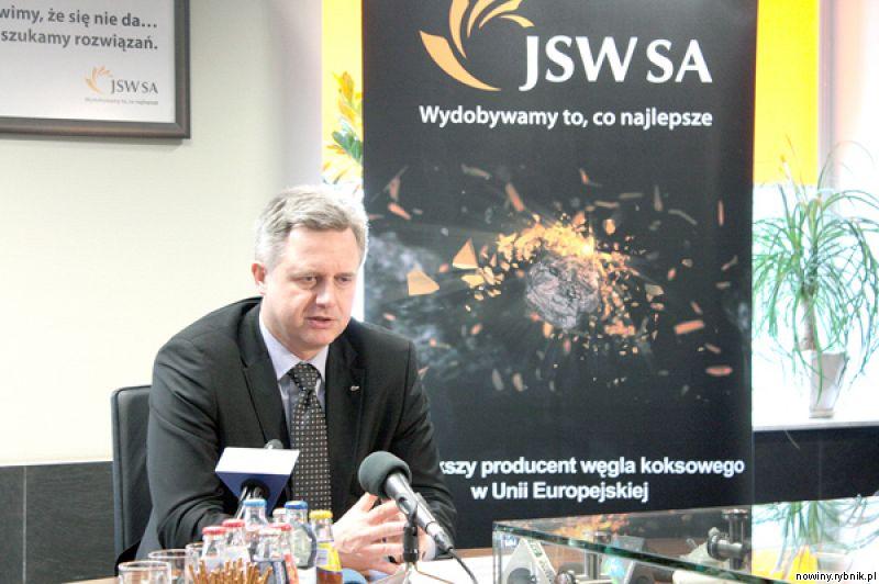 Jarosław Zagrowski, prezes Jastrzębskiej Spłki Węglowej  / Adrian Karpeta