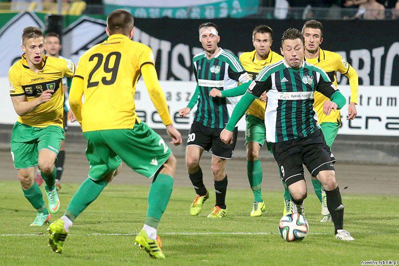 Rybniczanie przegrali mecz  GKS Katowice / Dominik Gajda