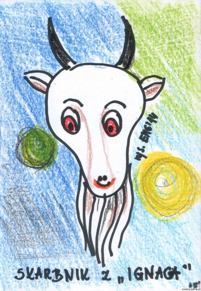 Duch podziemi, czyli poczciwa koza w kresce autorki / Elżbieta Grymel