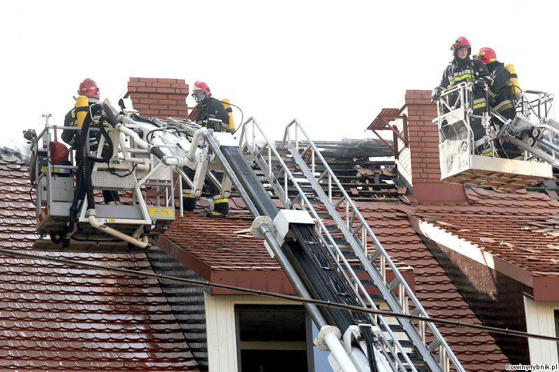 W czasie akcji poszkodowanych zostało dwch strażakw / Dominik Gajda
