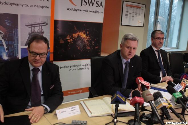 Konferencja prasowa zarządu JSW / Adrian Karpeta
