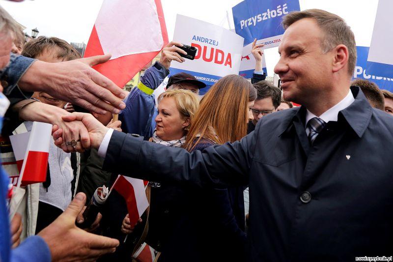 Andrzej Duda w czasie kampanii w Rybniku / Dominik Gajda