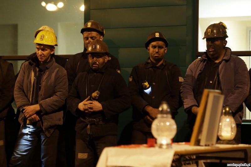 Górnicy podczas styczniowych protestów / Dominik Gajda