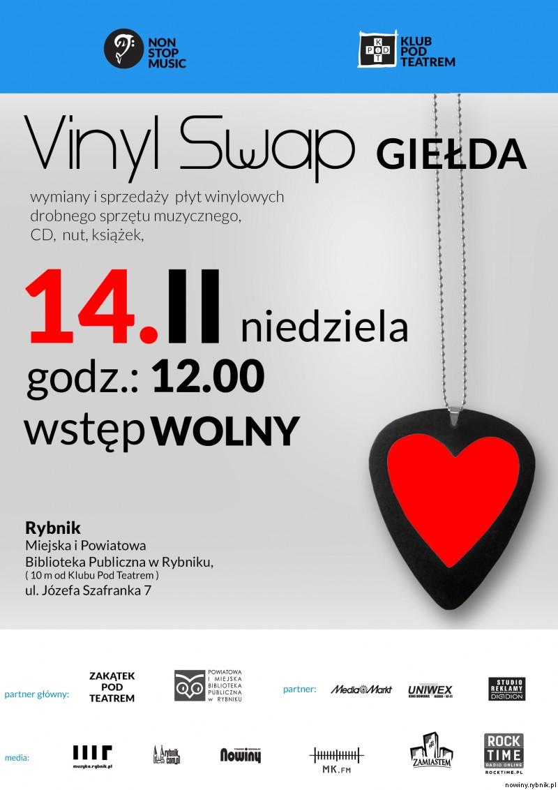 Plakat wydarzenia / Vinyl Swap