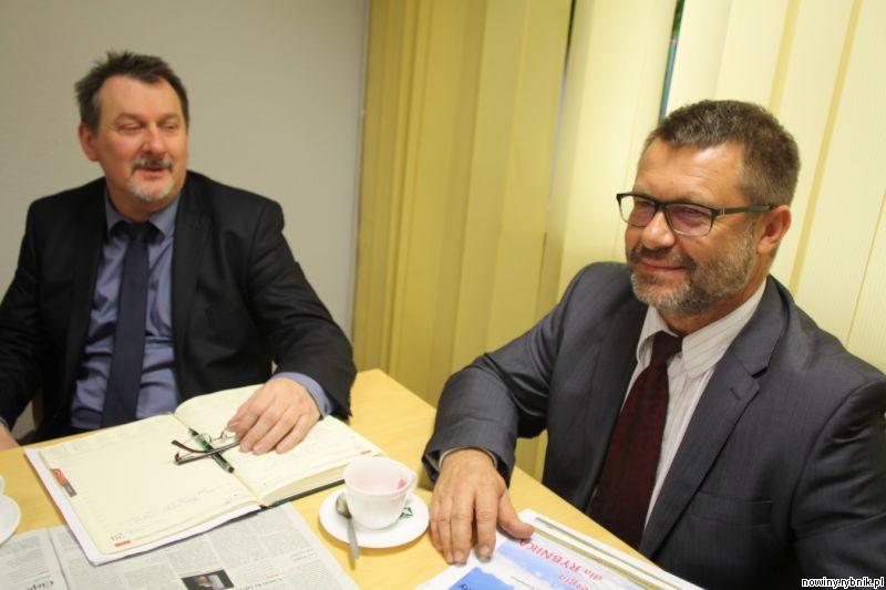 Chcemy rozwiewać wątpliwości mieszkańcw  mwi Mirosław Hojka (z prawej) / Adrian Karpeta