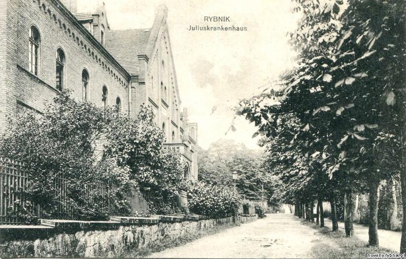 Szpital Juliusz na fotografii sprzed 1922 roku / Muzeum Rybnik
