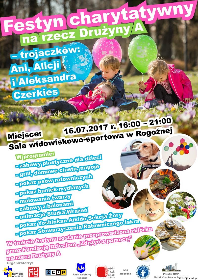 Program festynu charytatywnego / www.zory.pl