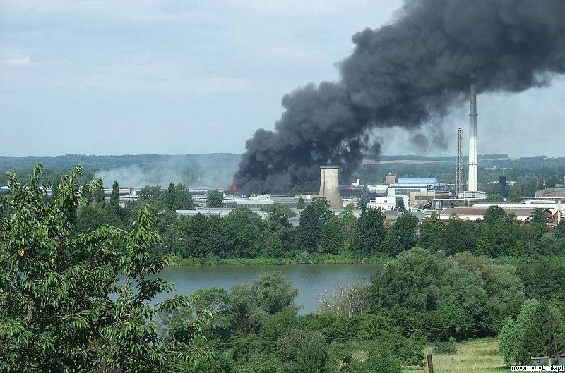 Dzisiejszy pożar w Elektrowni Dětmarovice (Republika Czeska) / Facebook