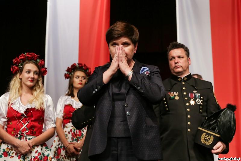 Wicepremier Beata Szydło sama skróciła wizytę w Rydułtowach z powodu  tragedii w Jastrzębiu-Zdroju / Dominik Gajda