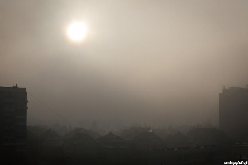 Smog na osiedlu Nowiny w Rybniku / Dominik Gajda