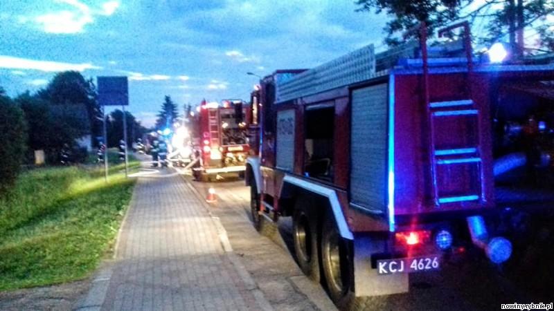 Pożar gasili m.in. strażacy z OSP Szeroka / Archiwum