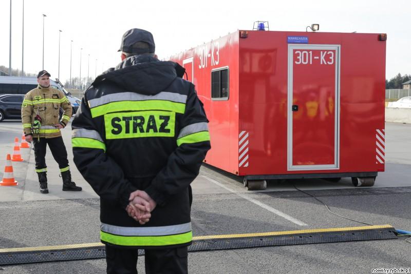 Strażacy działający w 55 granicznych punktach skontrolowali 12 582 pojazdy i zmierzyli temperaturę u 19,5 tys. osób / Dominik Gajda