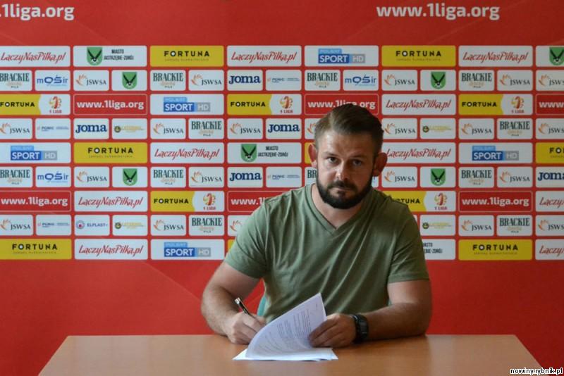 Umowa nowego trenera GKS-u Jastrzębie obowiązywać będzie do 30 czerwca 2021 roku / Materiały prasowe